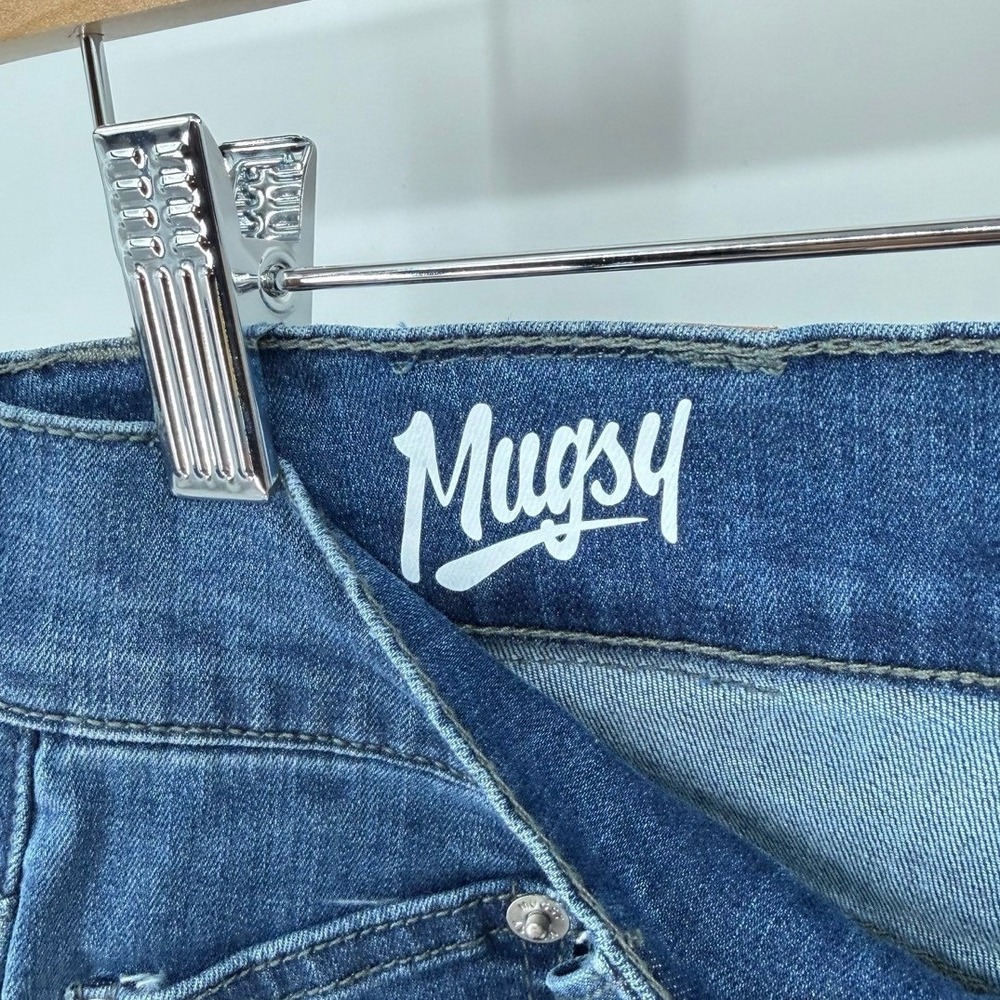 Mugsy Lake Shores Mens 31x32 Slim Straight Leg Jeans‎ Medium Blue Stretch - Picture 6 of 9